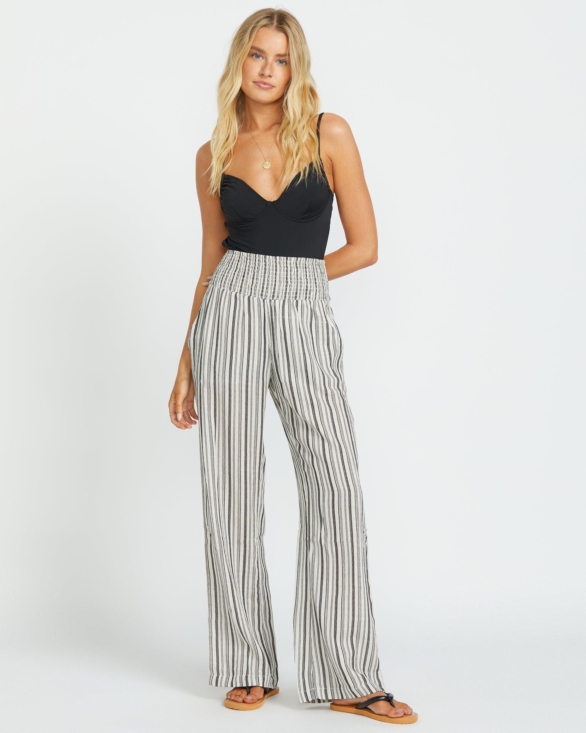 New Waves 2 Elastic Waist Pants - Black Pebble Female Product Image