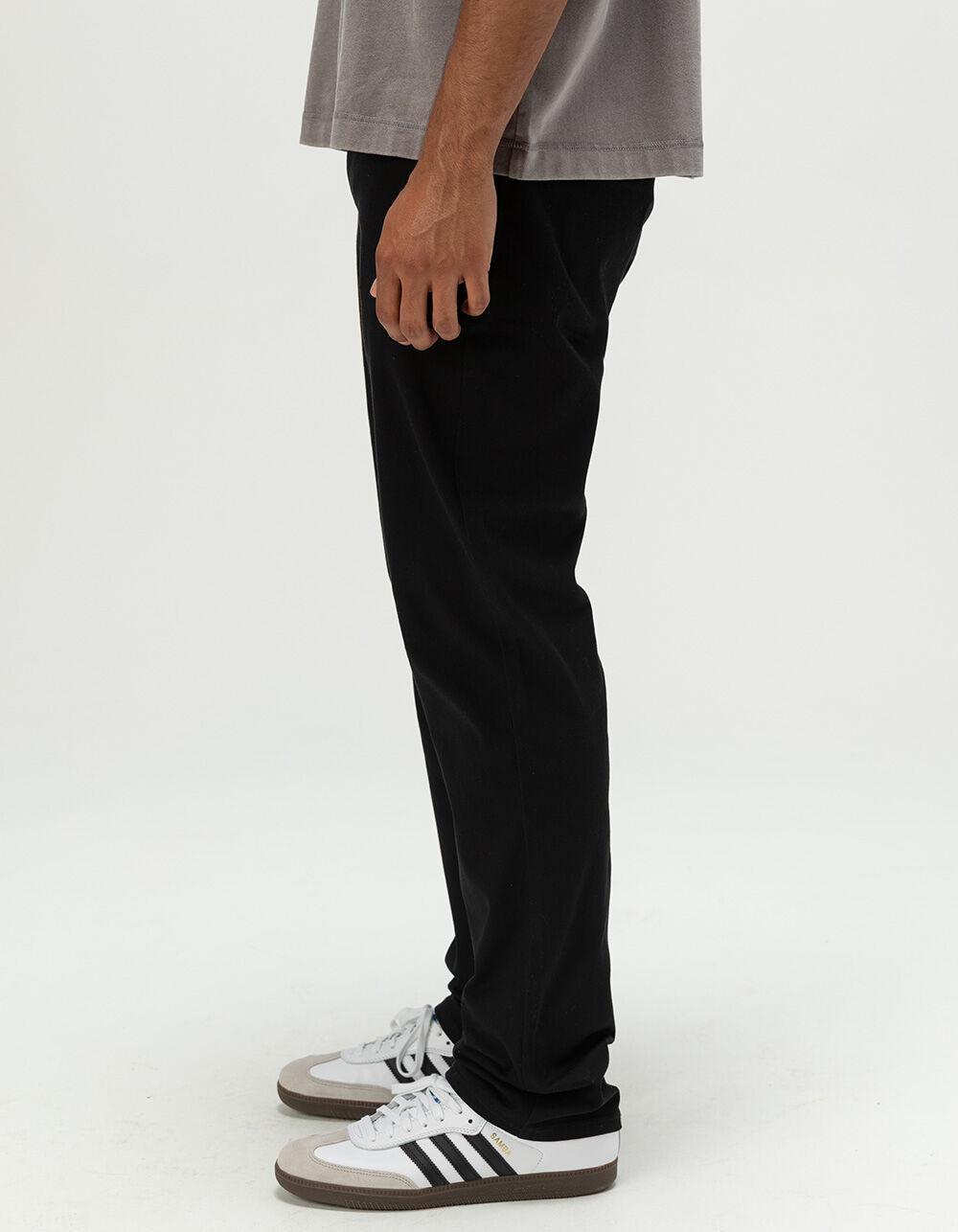 RSQ Mens Slim Straight Chino Pants - BLACK Product Image