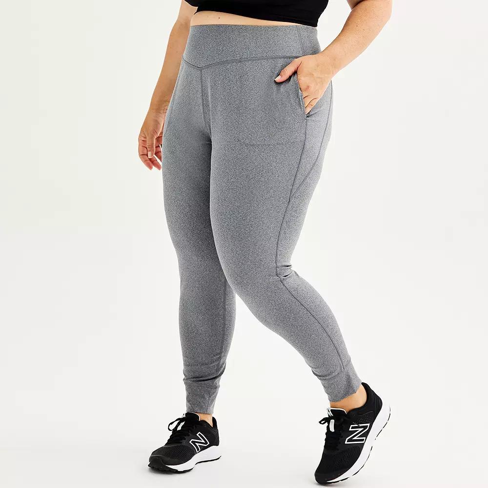 Plus Size Tek Gear® Ultrastretch Joggers, Women's, Size: 1XL, Grey Product Image