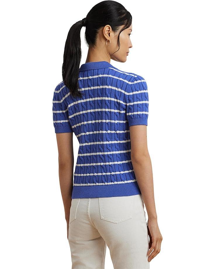 Two-tone Short-sleeve Sweater Product Image