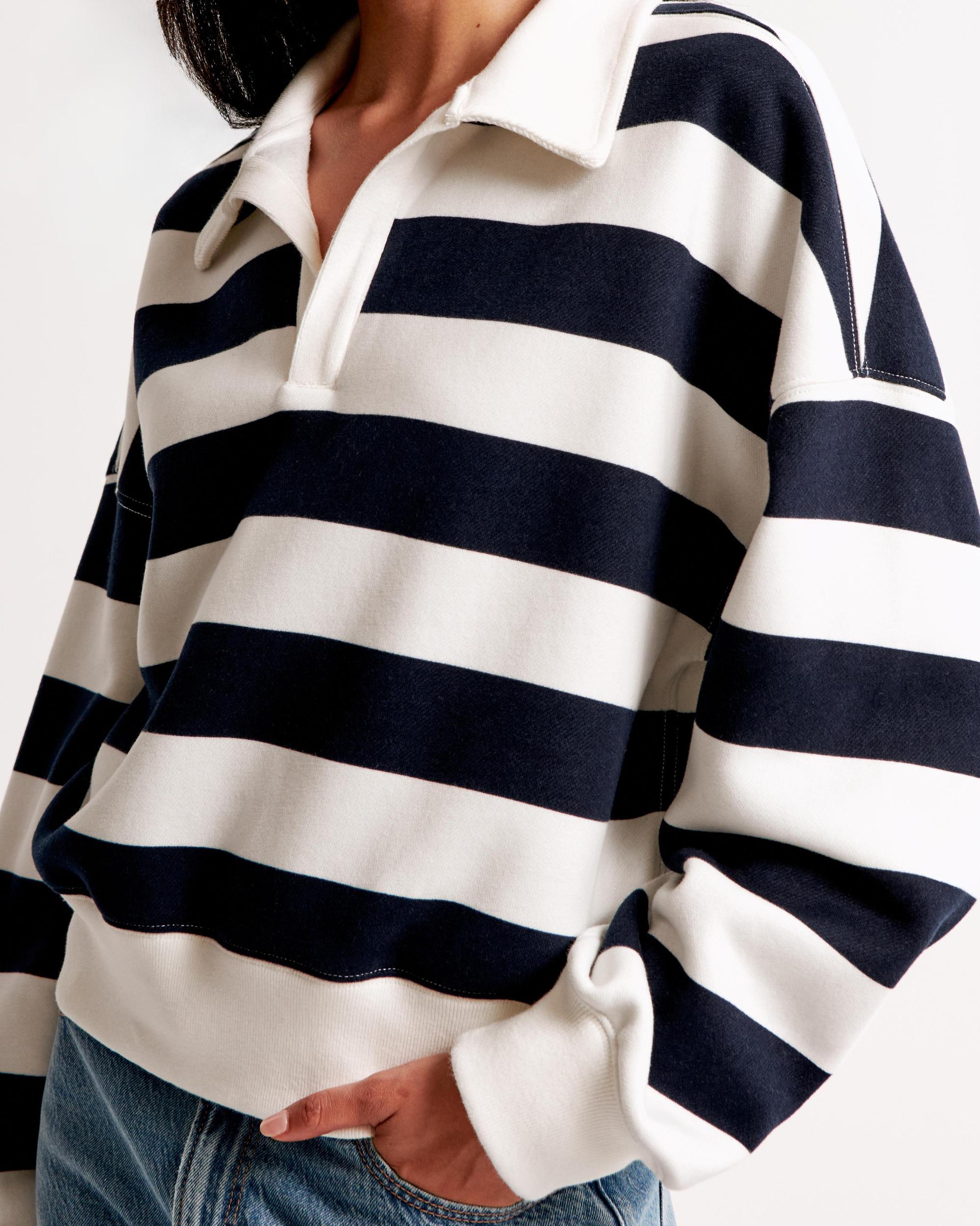 Essential Johnny Collar Sweatshirt Product Image