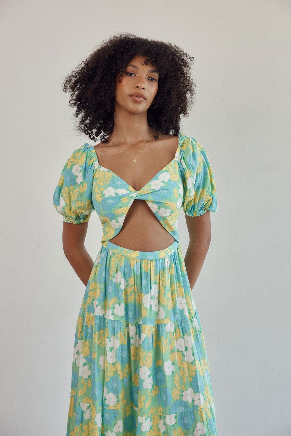 Belle Maxi Dress - Bryony Tropical Product Image