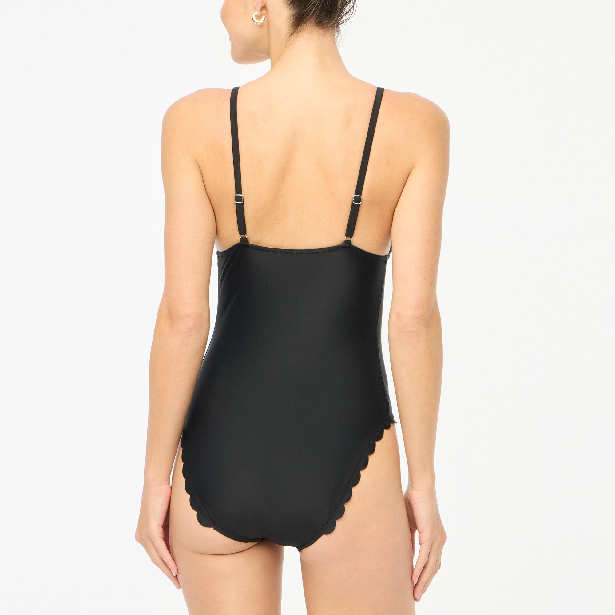 Scalloped one-piece swimsuit Product Image
