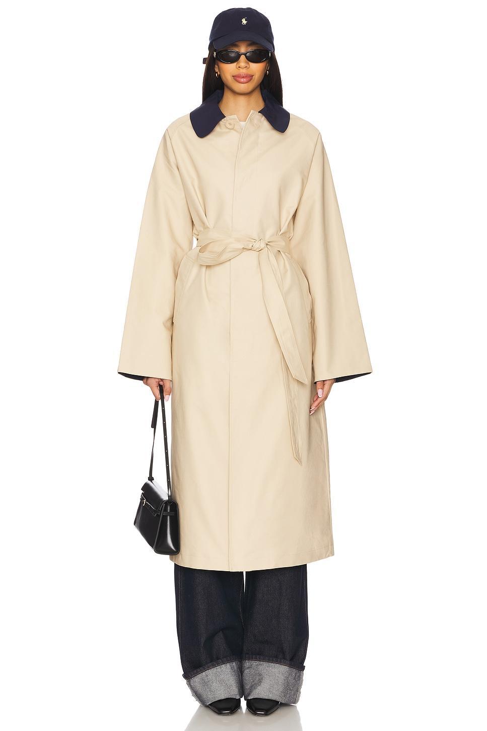 Shiloh Trench Coat Line & Dot Product Image