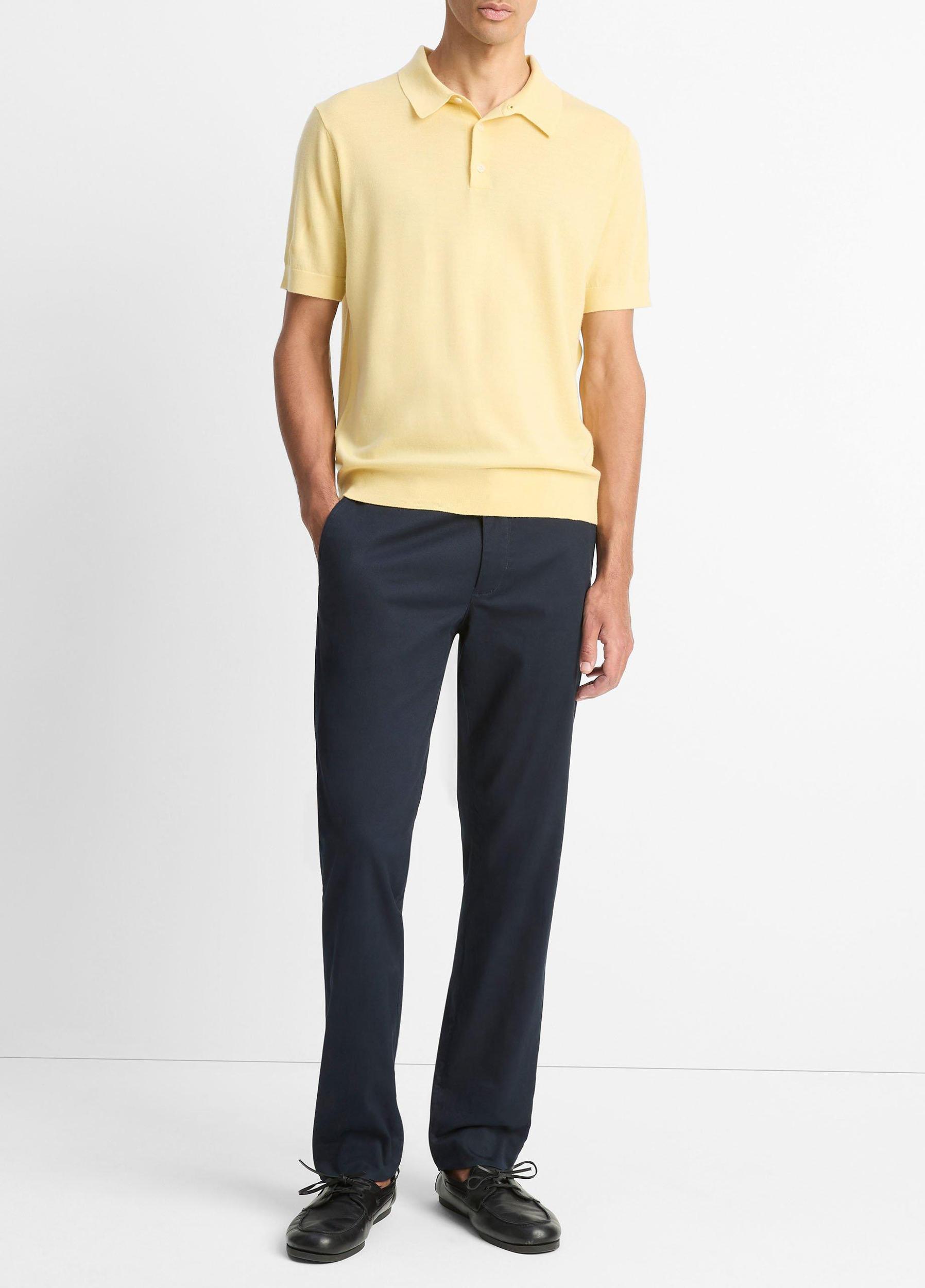 Featherweight Merino Wool-Cashmere Polo Sweater Product Image