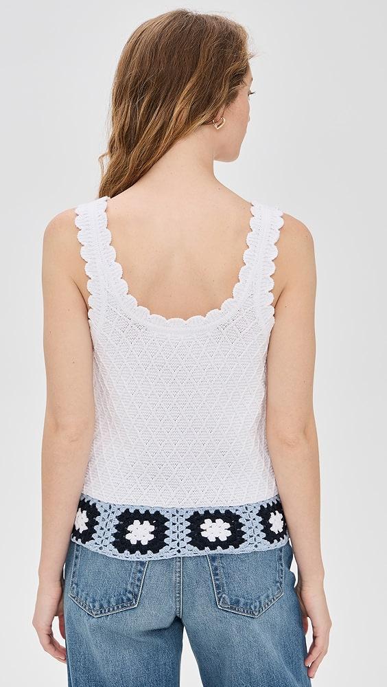 Splendid Sonia Crochet Sweater Tank | Shopbop Product Image
