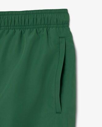 Mid Length Monochrome Swim Trunks Product Image