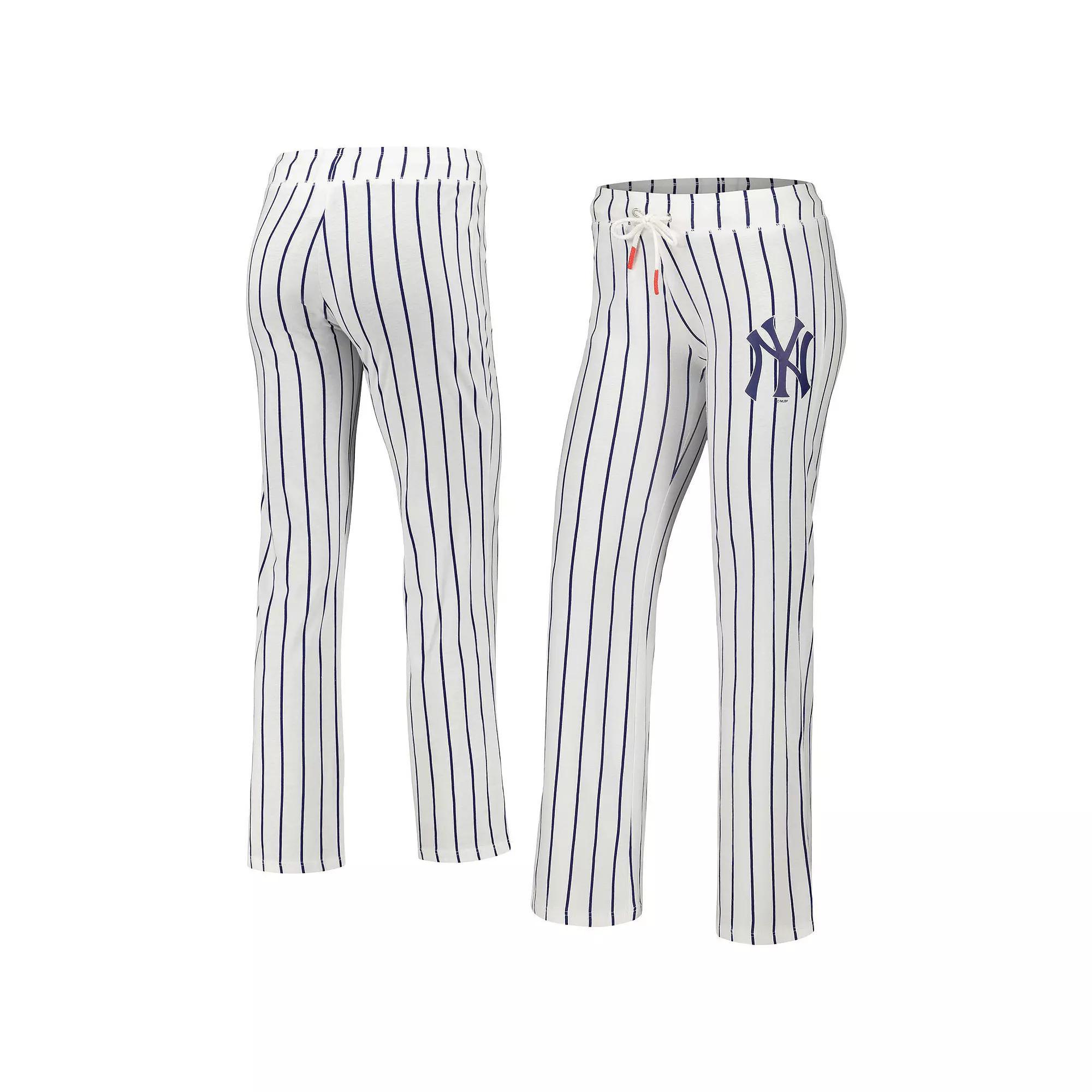 Womens Concepts Sport New York Yankees Vigor Pinstripe Sleep Pant Product Image
