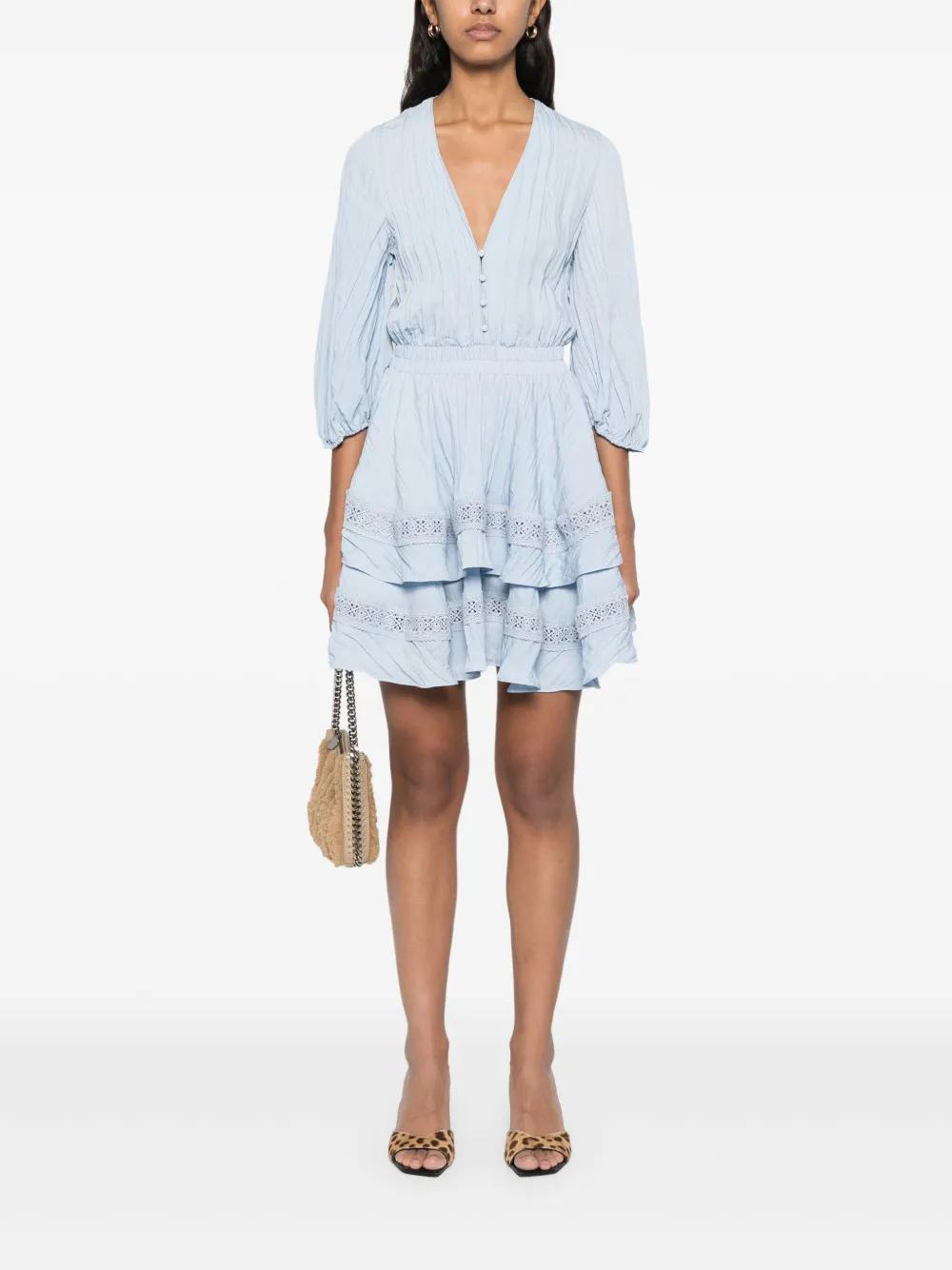 peplum-hem mini dress Product Image