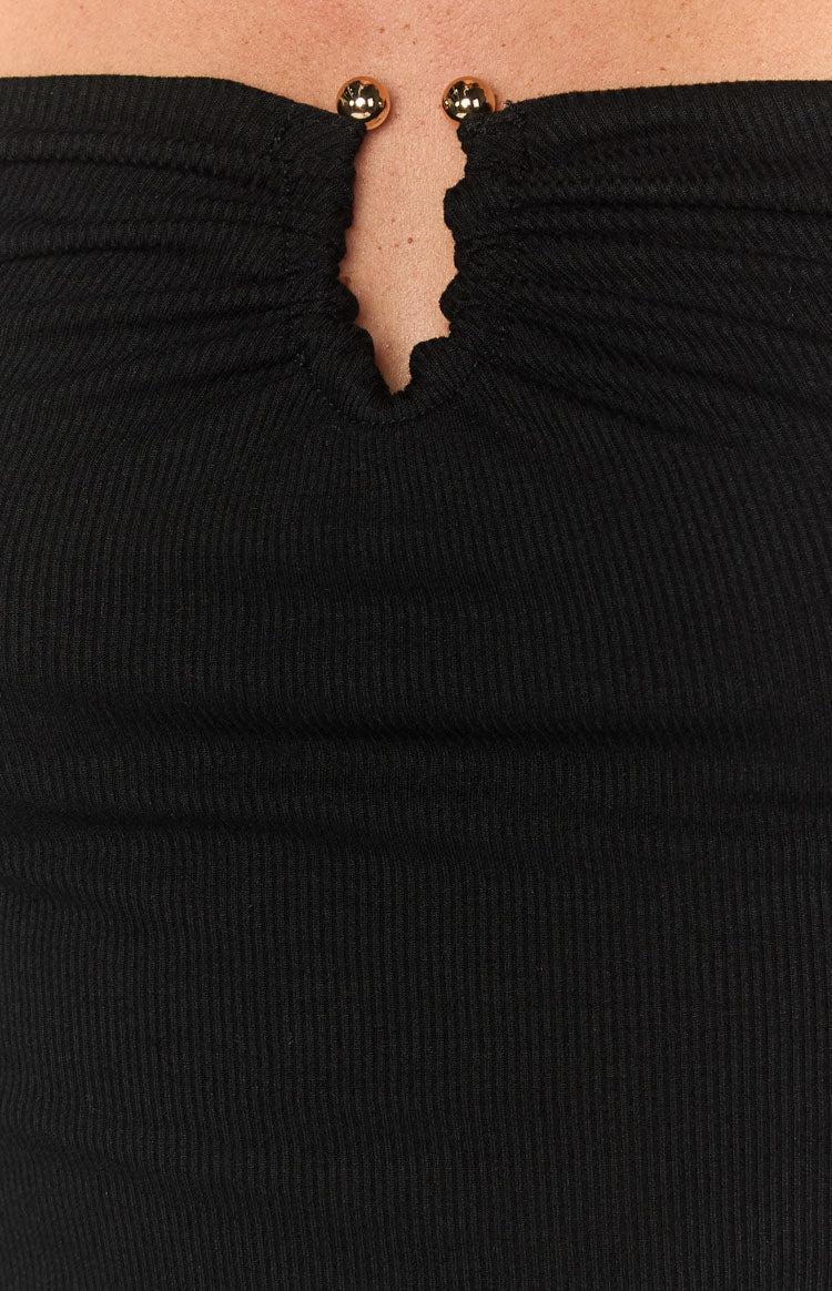Anabel Black Long Sleeve Top Girls Product Image
