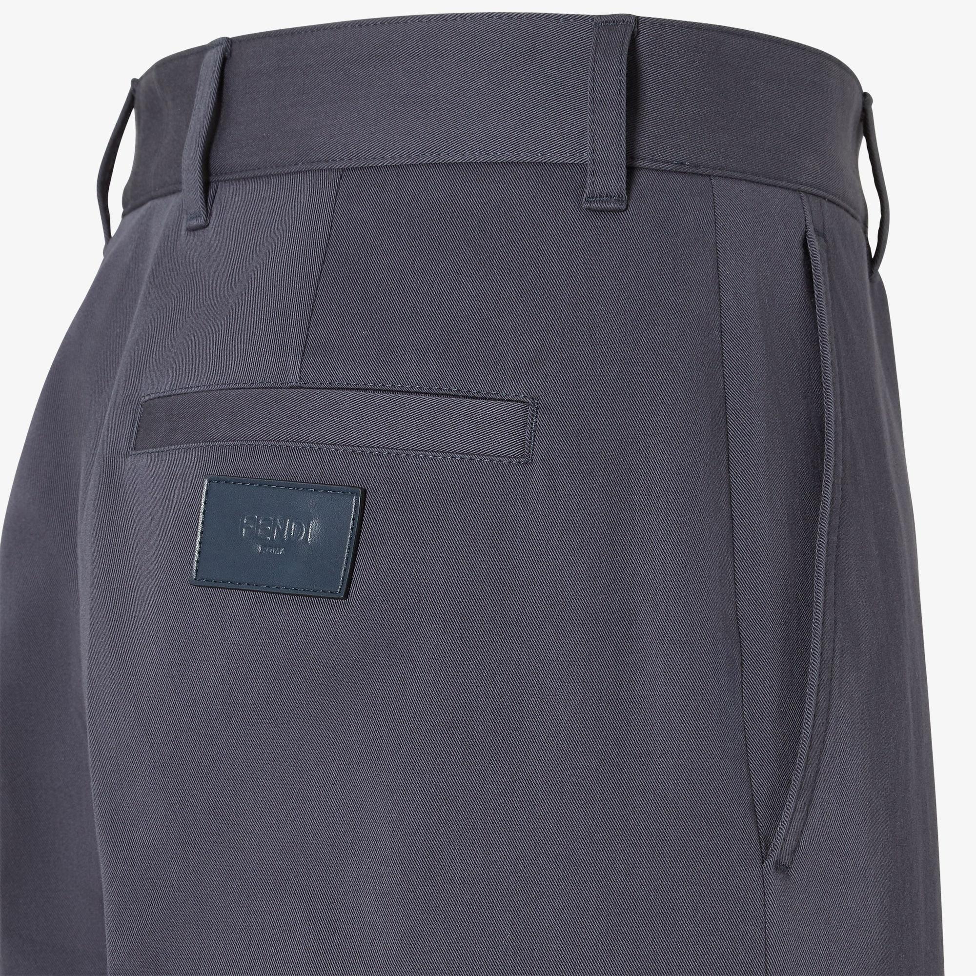 PantsBlue gabardine pants Product Image