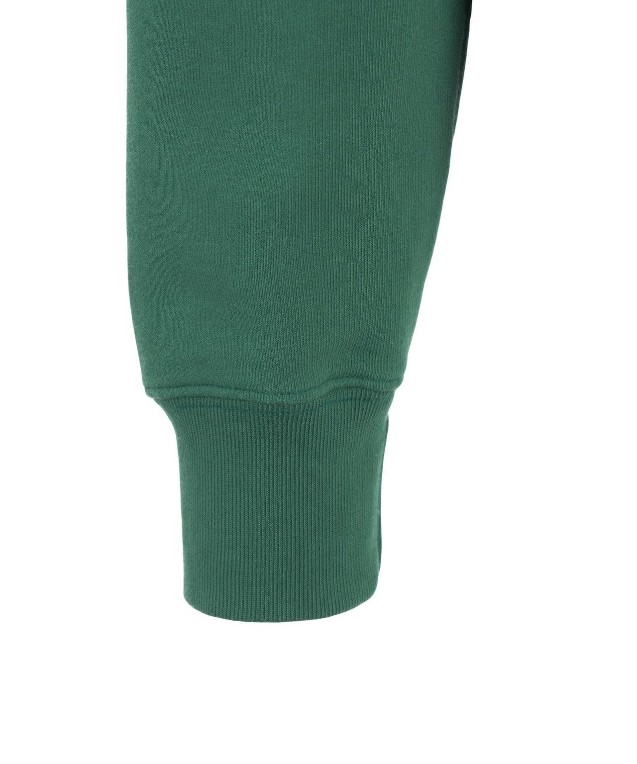 Cropped polo sweatshirt with logo print Product Image