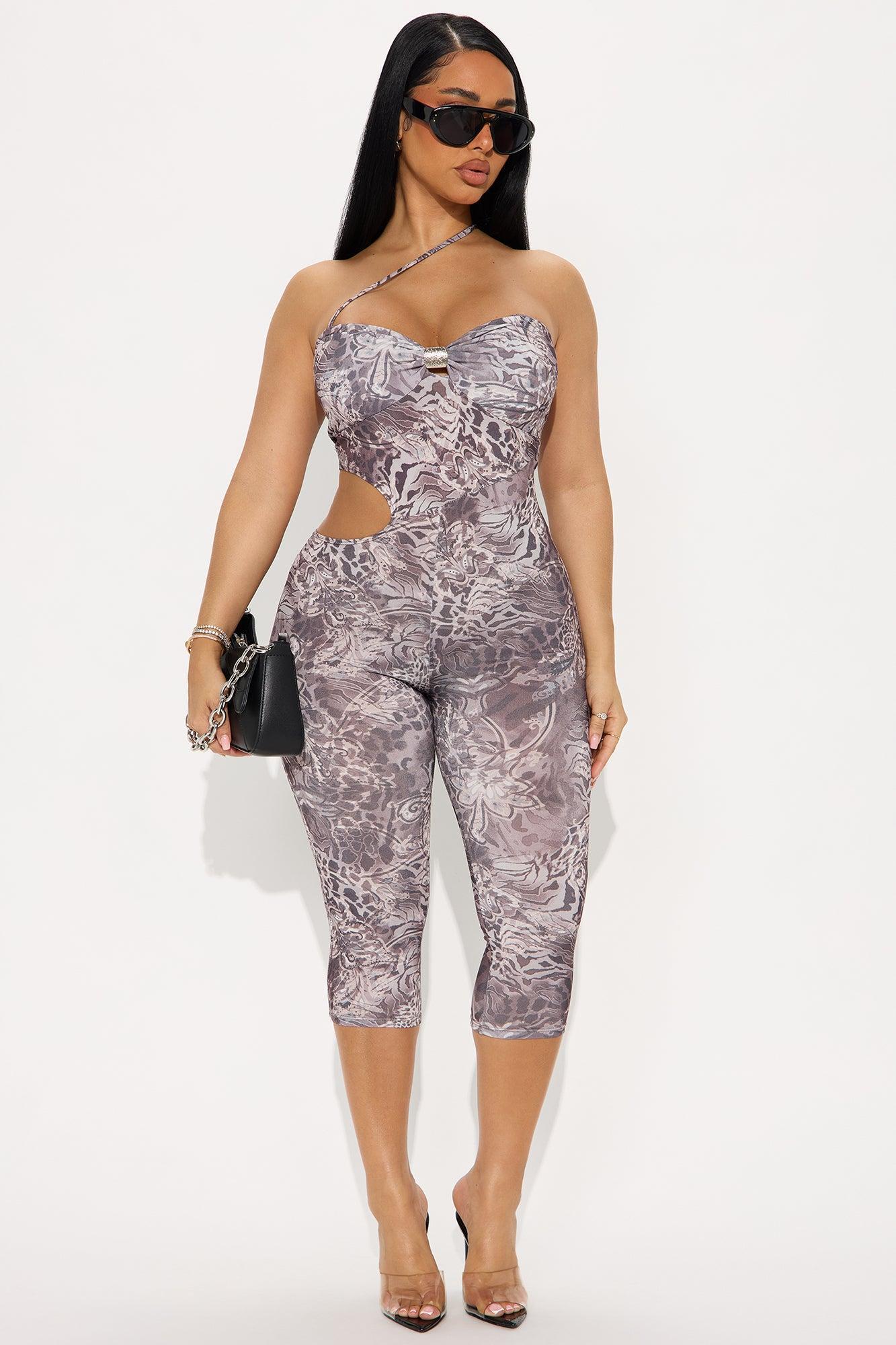 Edith Capri Jumpsuit - Brown Female Product Image
