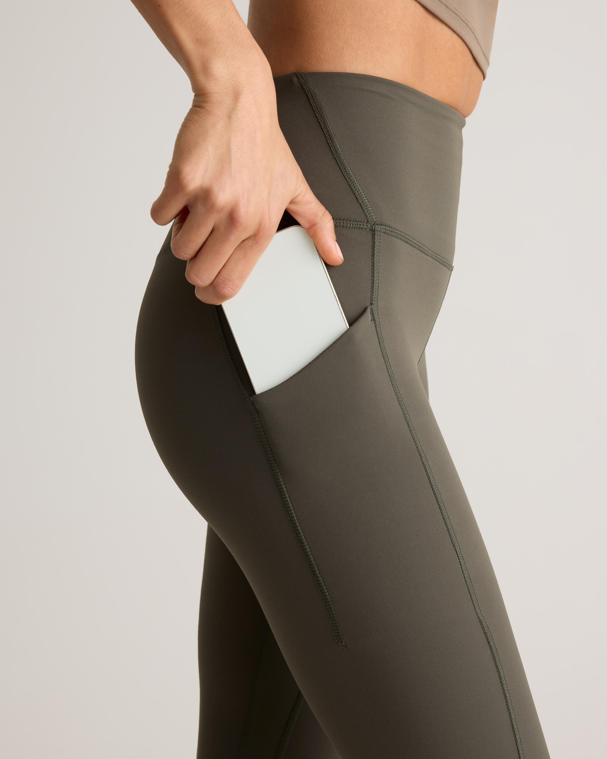 Quince | Women's Ultra-Form High-Rise Pocket Legging Nylon/Spandex Product Image