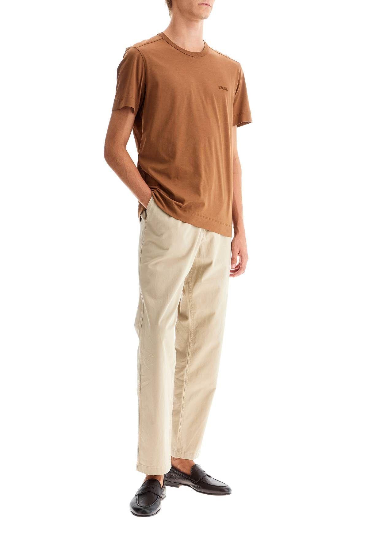 ZEGNA T-shirt In Brown Product Image