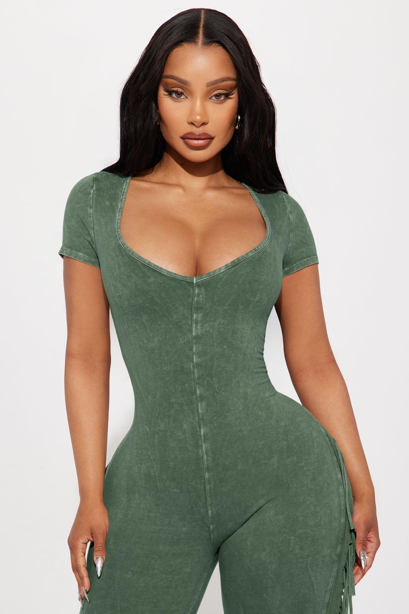 Carry Me Higher Fringe Jumpsuit - Burgundy Product Image