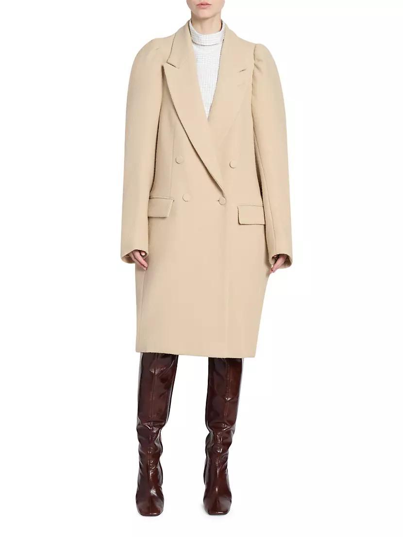 Rinky Double-Breasted Wool Coat Product Image
