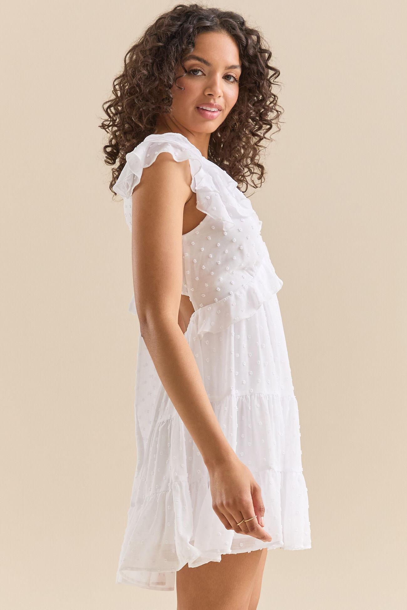 Blakely Clip Dot Mini Dress Product Image