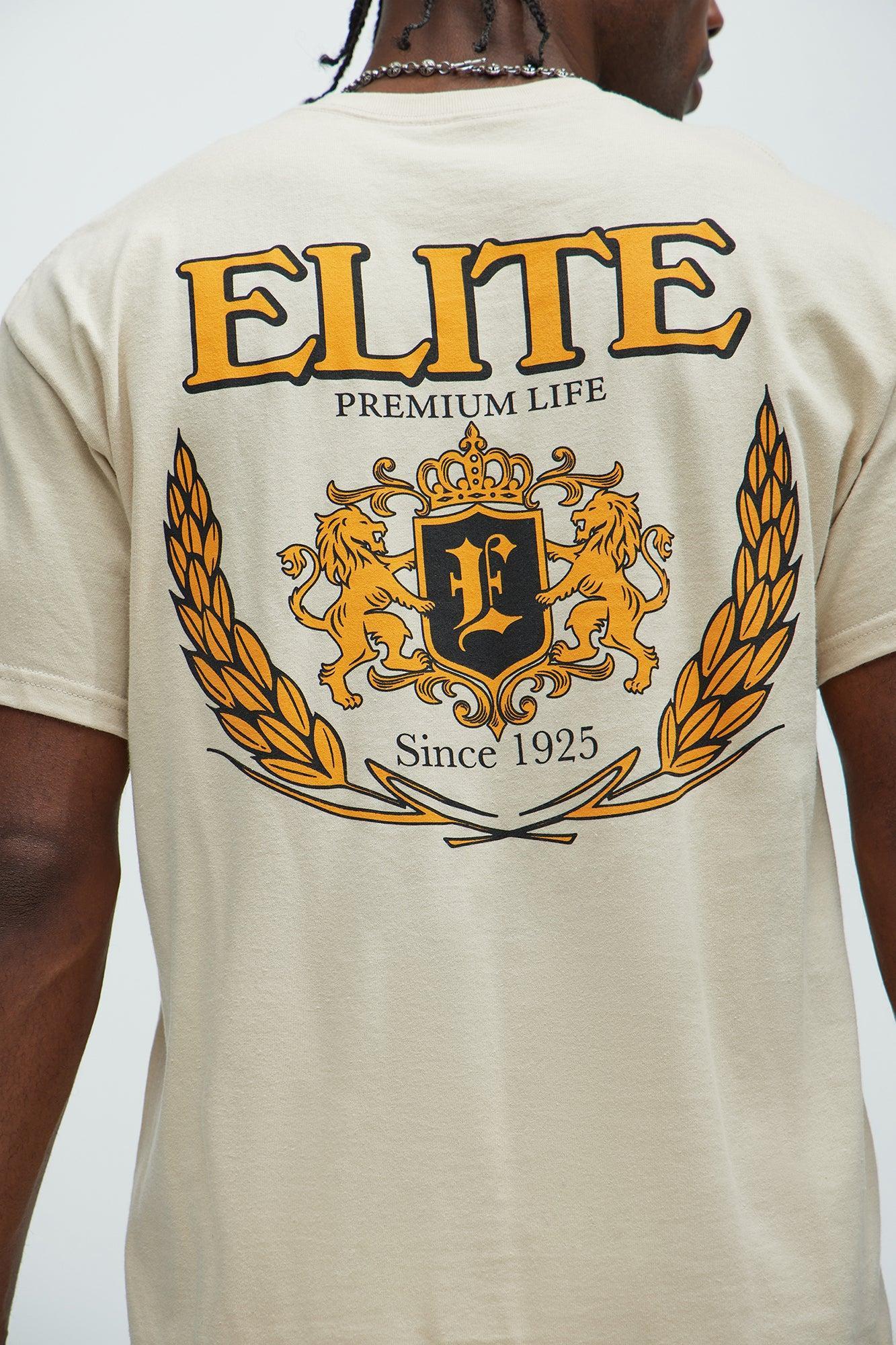 Elite Premium Life Short Sleeve Tee - Sand Product Image