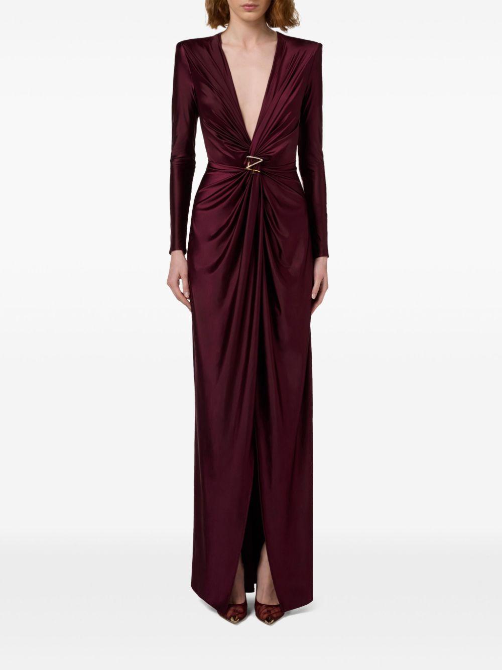 knot-detail gown Product Image