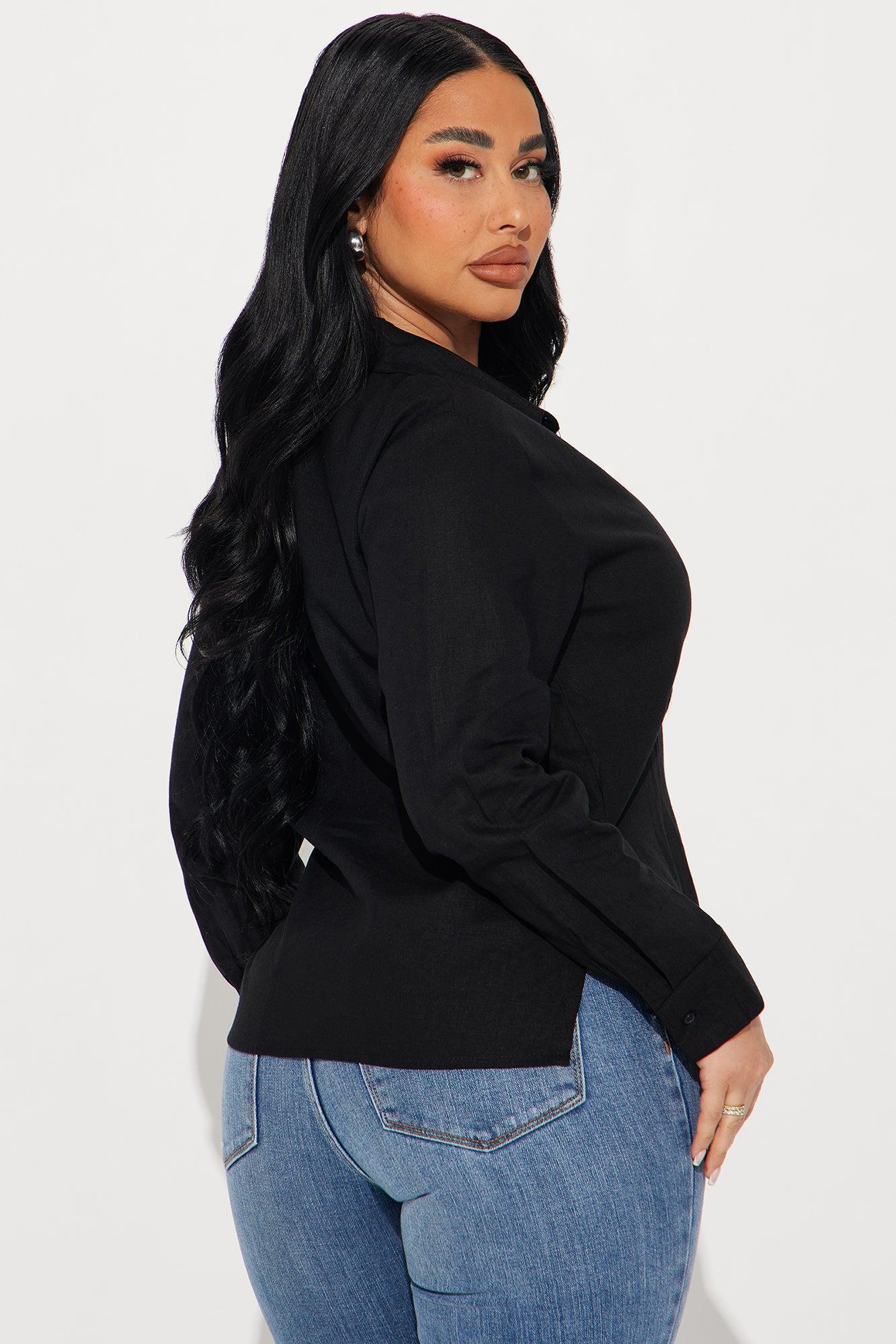 Ollie Linen Shirt - Black Product Image