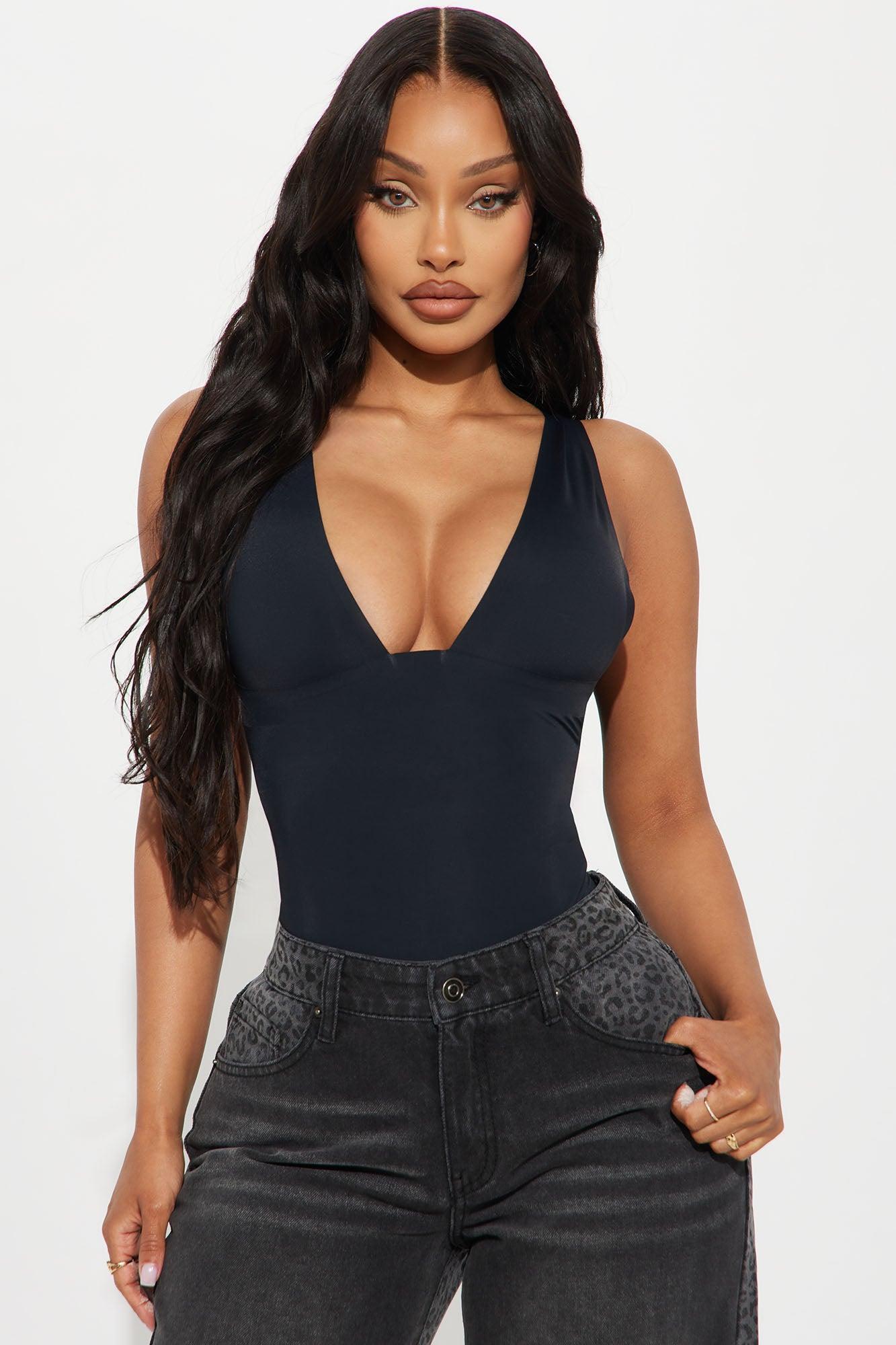 Moxie Seamless Bodysuit - Black Product Image