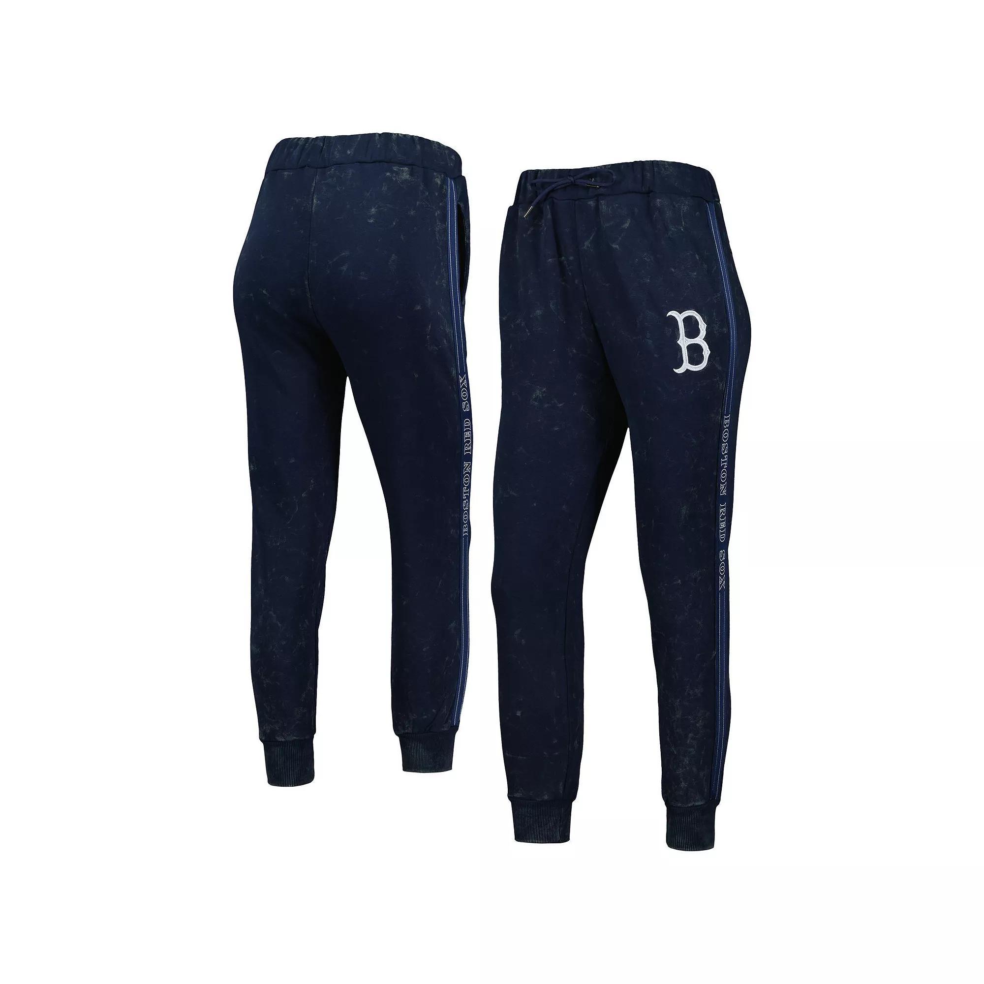 Women's The Wild Collective Navy Boston Red Sox Marble Jogger Pants, Size: Small, Blue Product Image