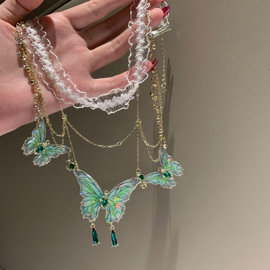 Butterfly Alloy Lace Thigh Chain Product Image