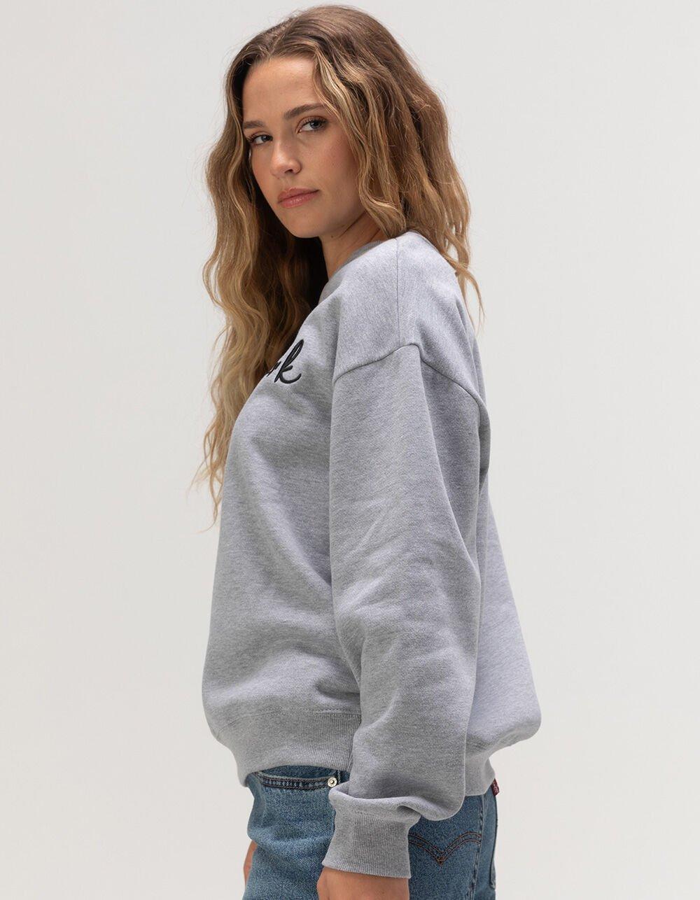 RSQ Womens New York Crewneck Sweatshirt - HEATHER GRAY Product Image