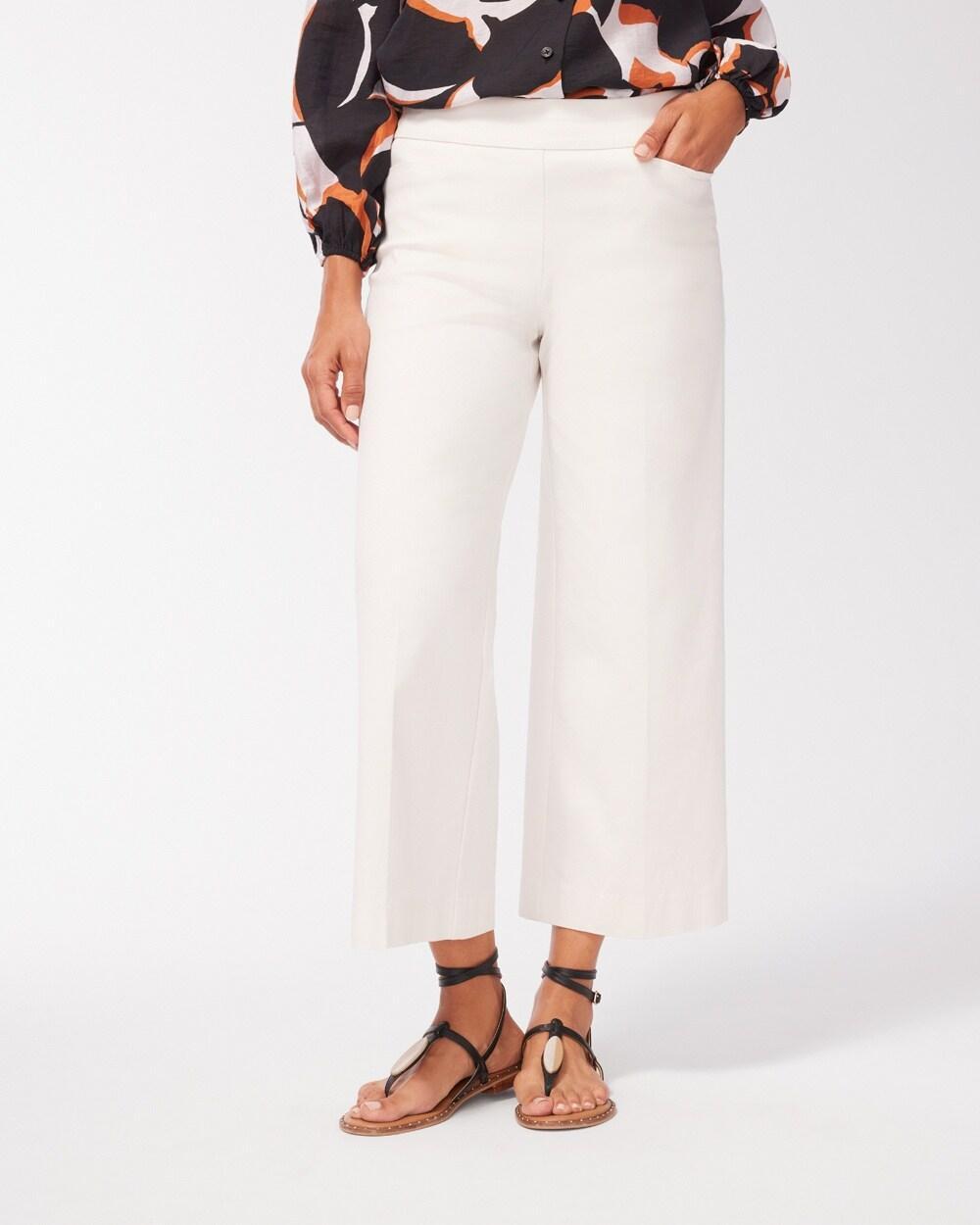 Brigitte Wide Leg Cropped Pants Product Image