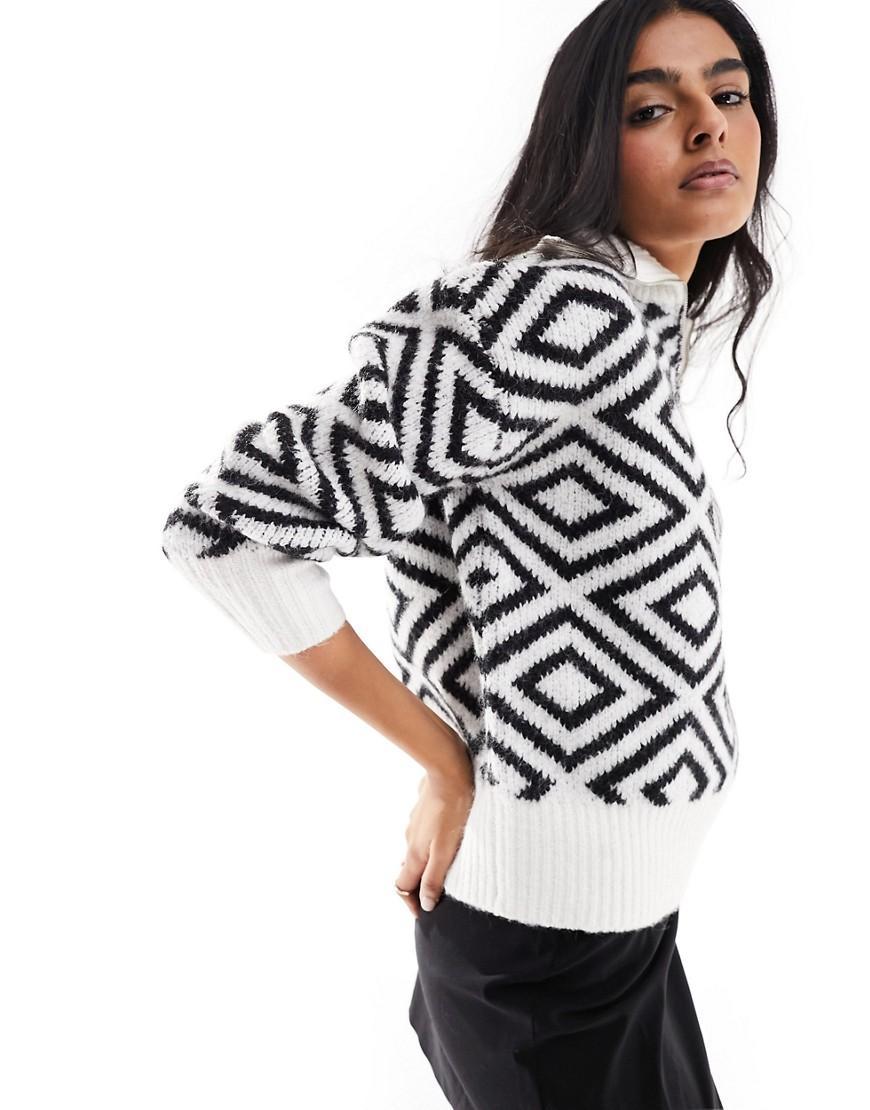 Pieces half zip sweater Product Image