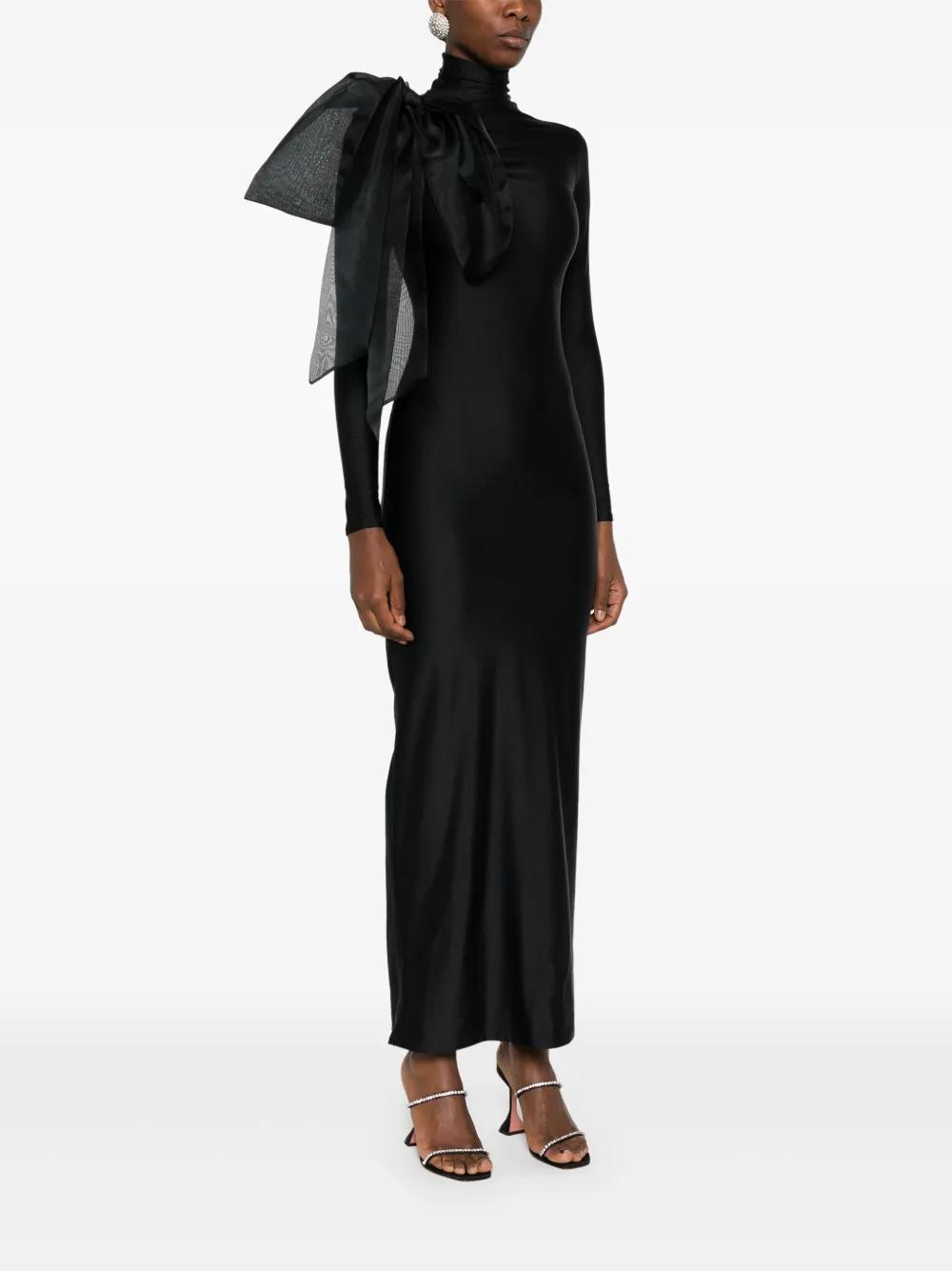 draped-detail maxi dress Product Image