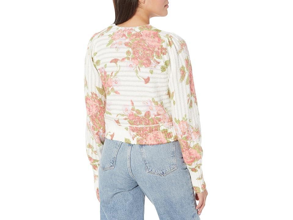 Free People Bed of Roses Sweater (Candy Combo) Women's Clothing Product Image