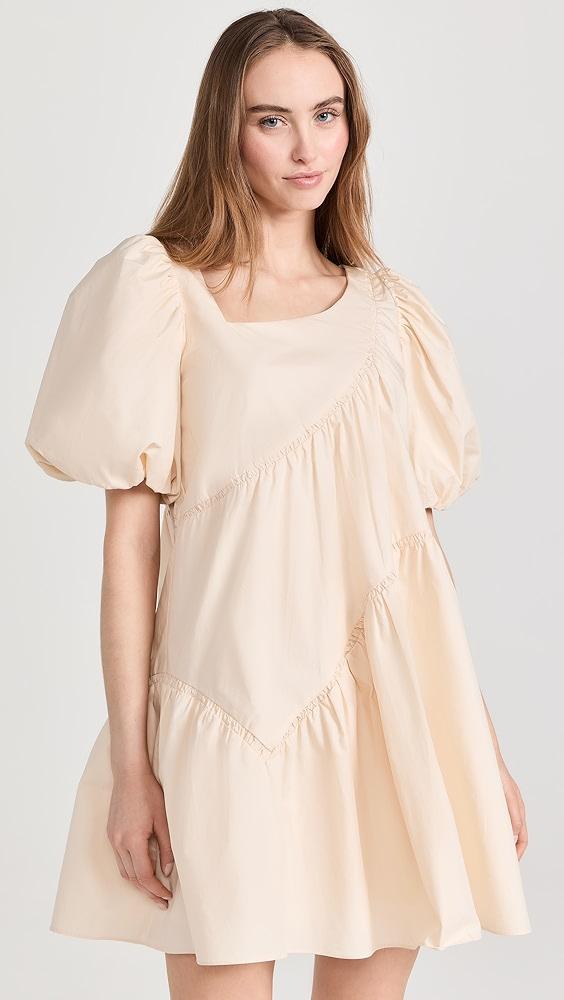 English Factory Asymmetric Poplin Tiered Dress | Shopbop Product Image