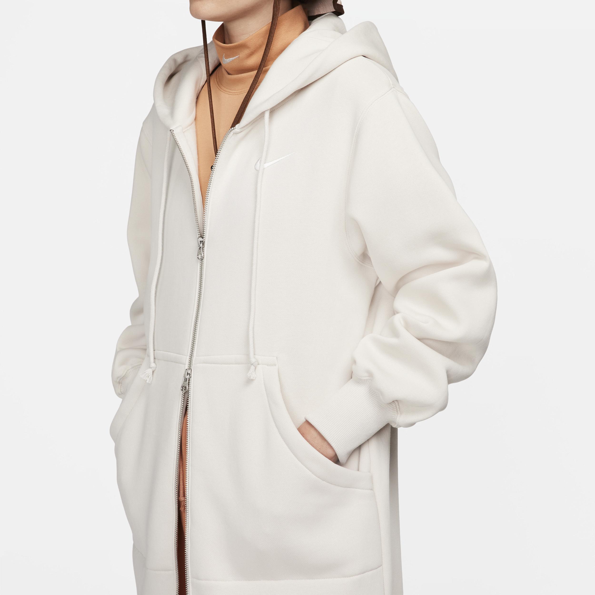 Nike Sportswear Phoenix Fleece Women's Oversized Long Full-Zip Hoodie Product Image