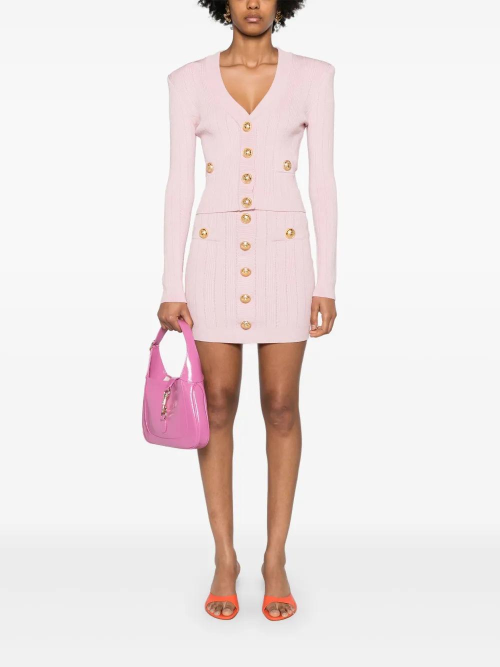 V-neck cropped cardigan Product Image