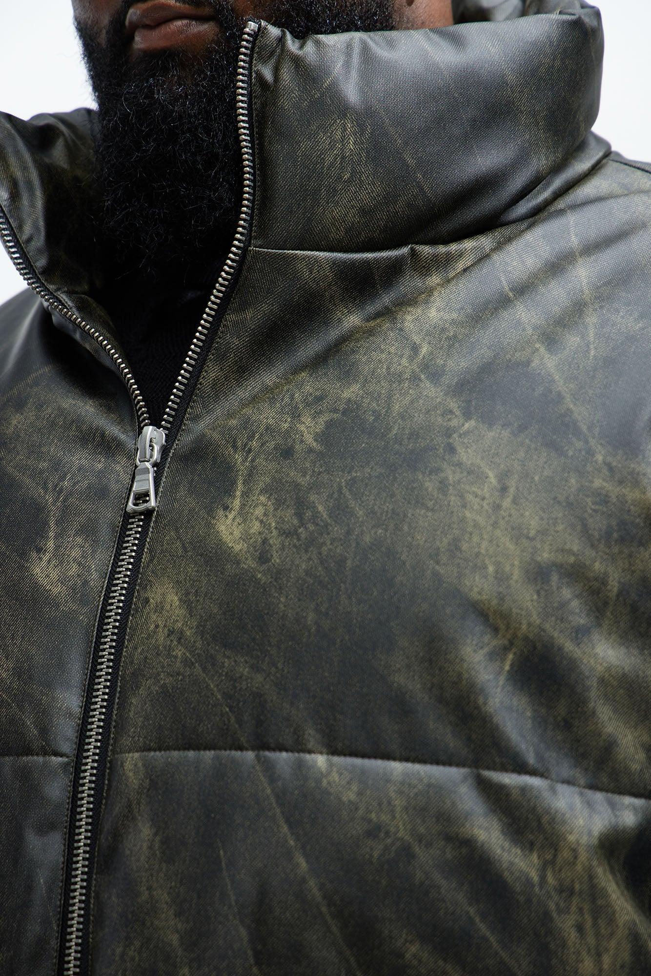 Cyclone Puffer Jacket - Olive Product Image
