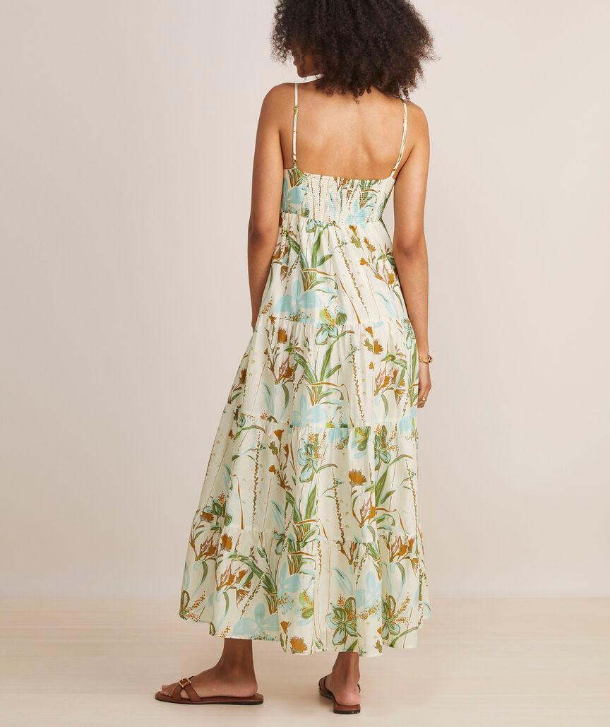 Ruched Halter Maxi Dress Product Image