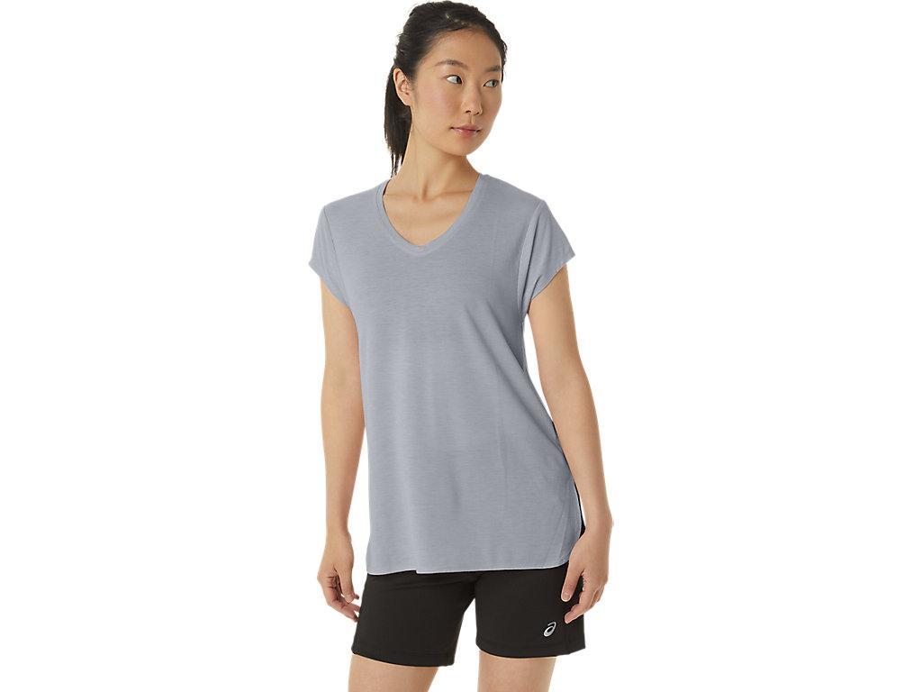 Womens Heather Vneck Top Product Image