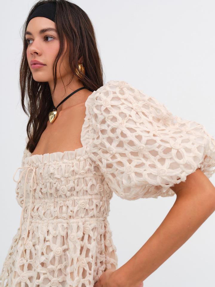 Brooke Mini Dress — White Product Image
