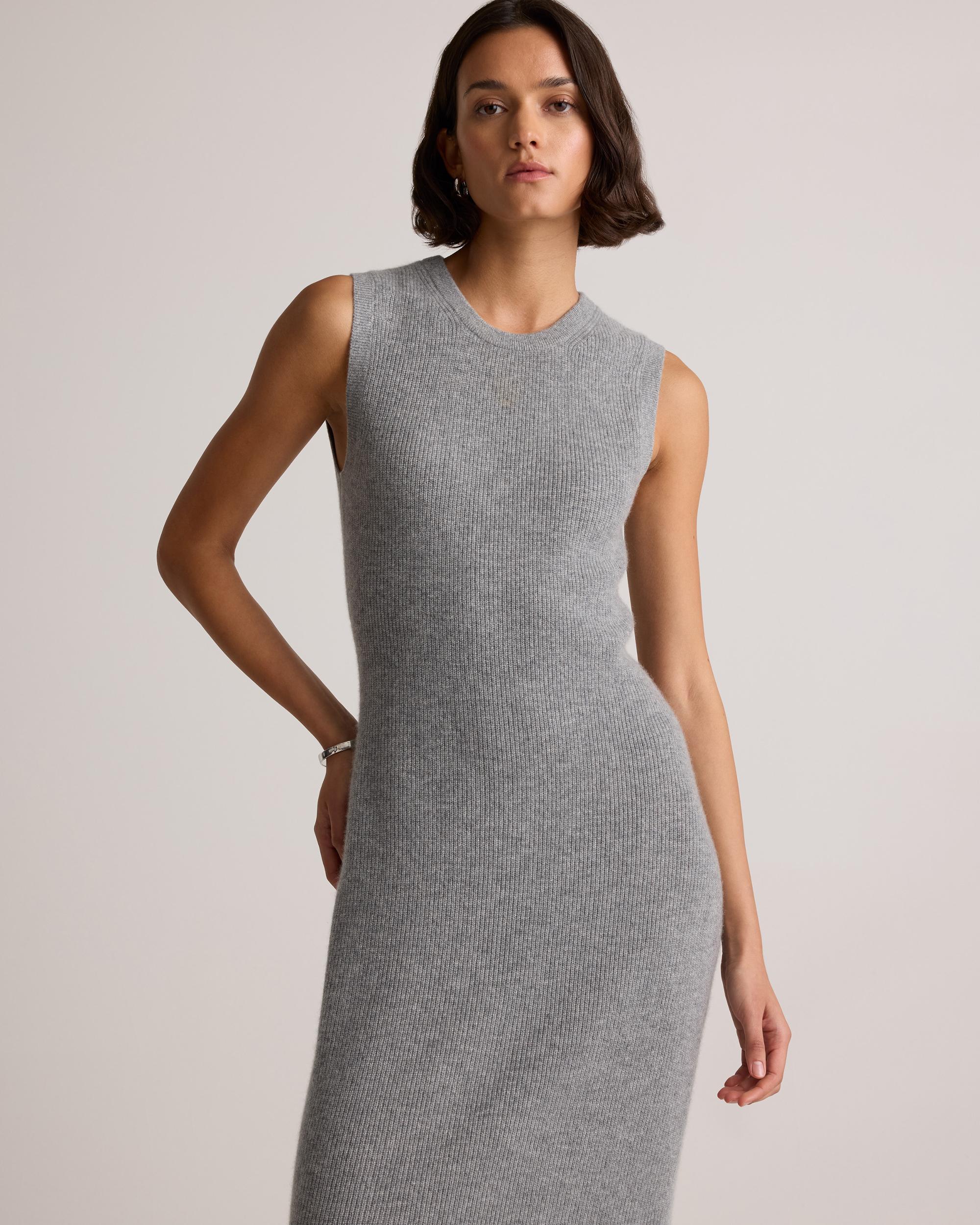 Quince | Women's Mongolian Cashmere Sleeveless Midi Sweater Dress Size XS Product Image