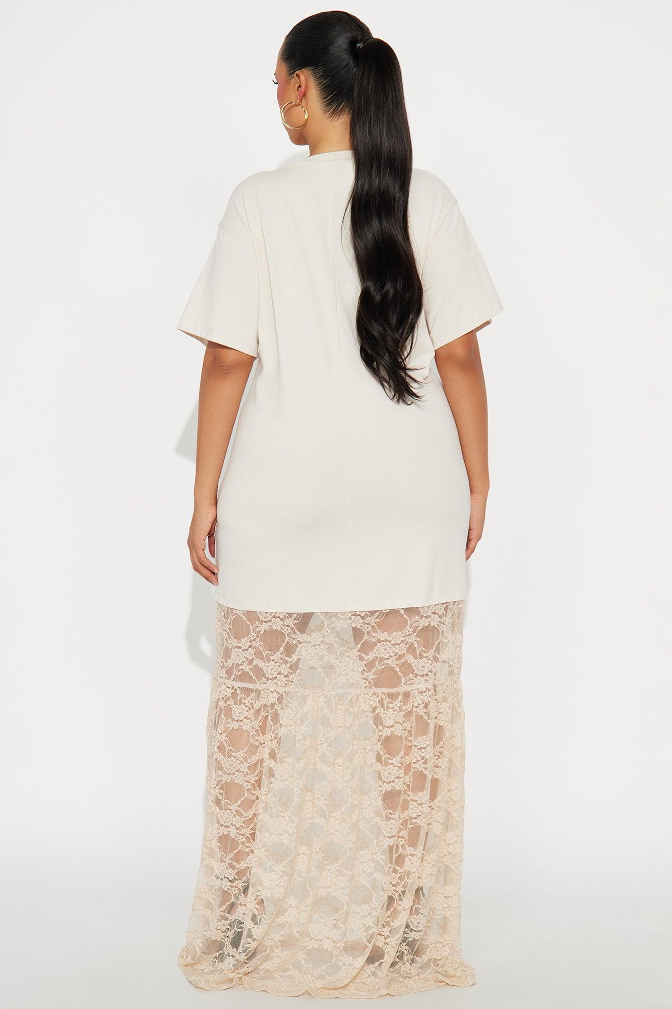 God's Favorite Maxi Dress - Cream Female Product Image