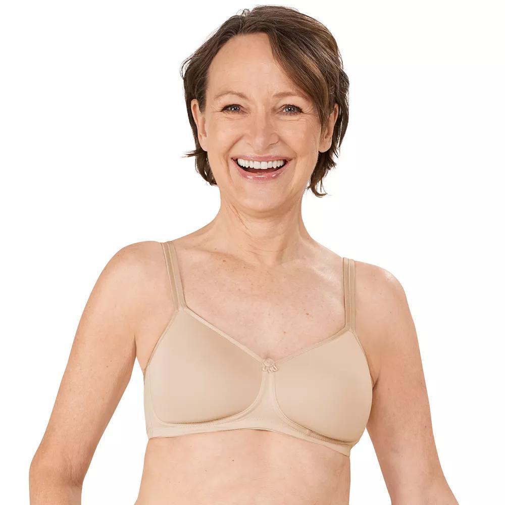 Amoena Mastectomy Bra: Mara Padded Wireless, Women's, Size: 40 A, Light Brown Product Image