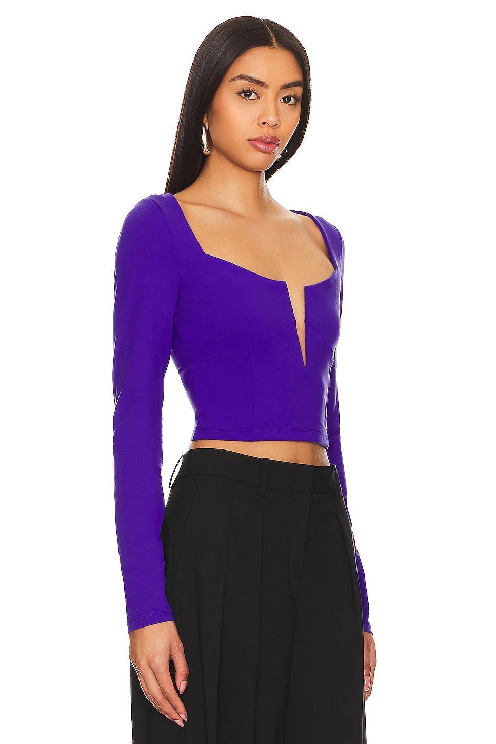 Corset Long Sleeve Top Susana Monaco Product Image