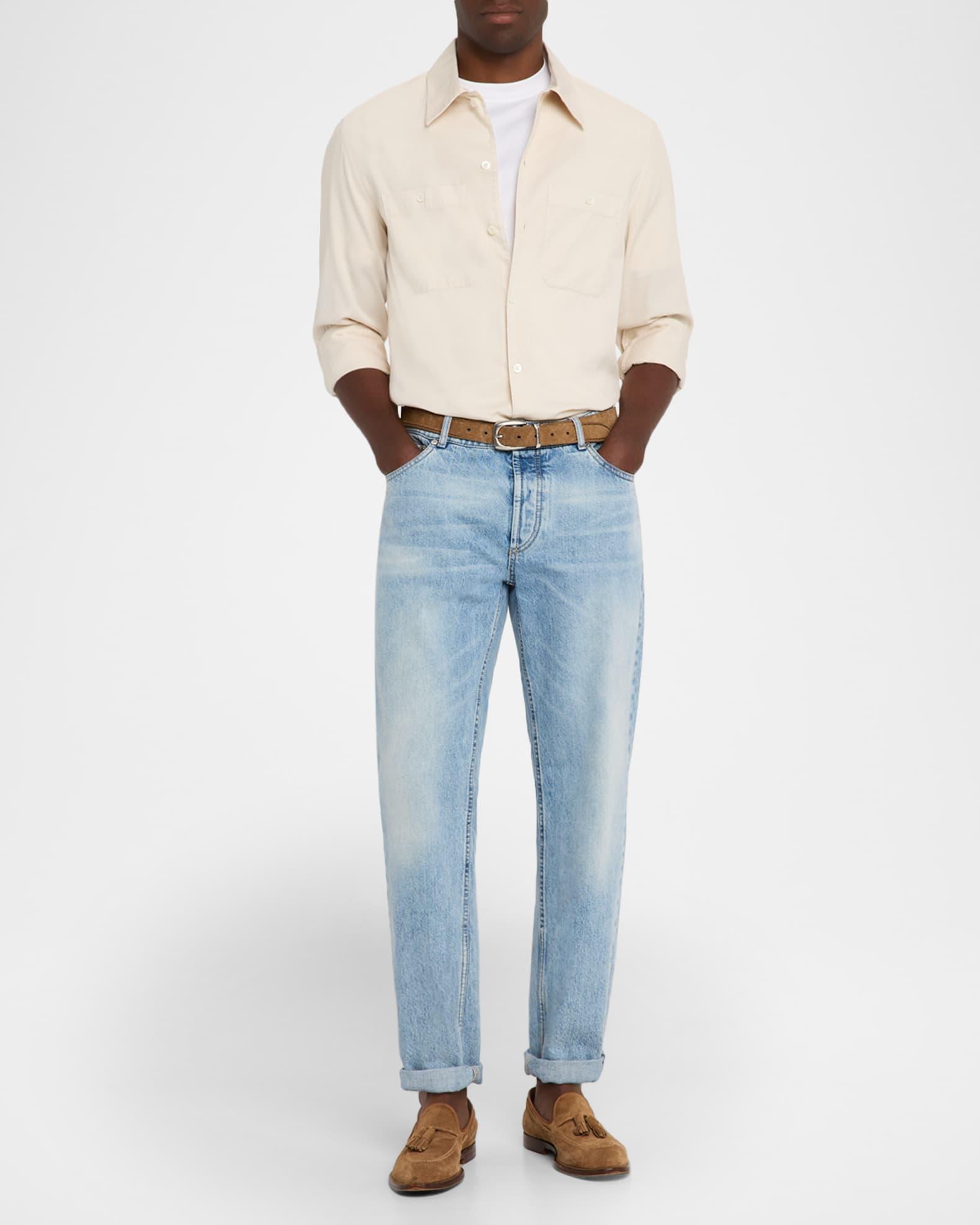 Men's High Summer Capsule Cotton Button-Down Shirt Product Image