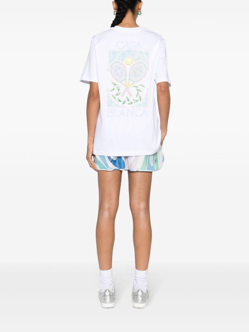 Tennis Pastelle cotton T-shirt Product Image