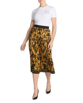 Pleated Midi Skirt Product Image