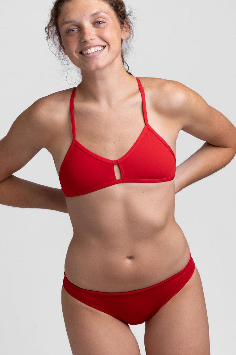 Vent Bikini Top - Pine Female Product Image