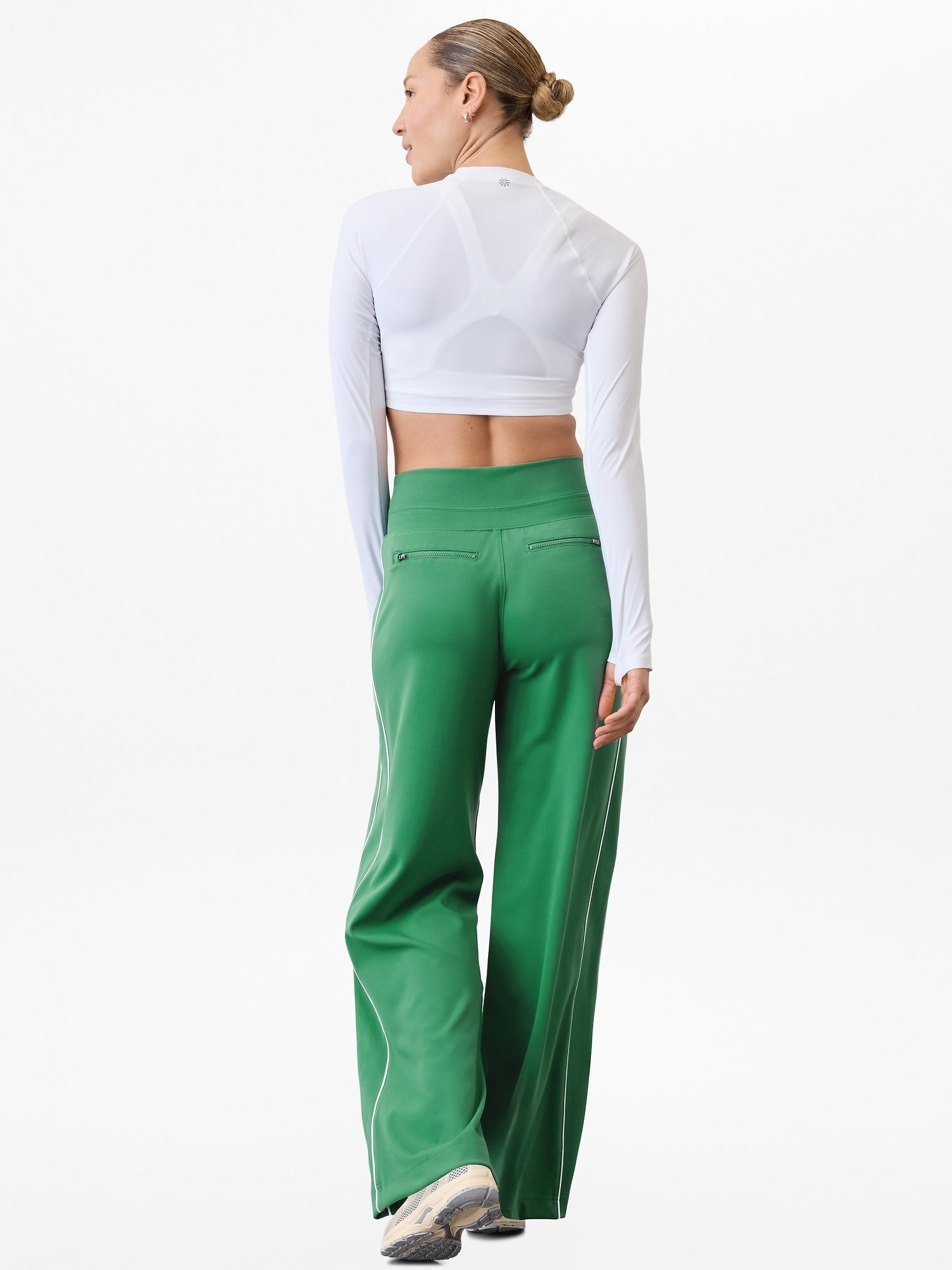 Venice High Rise Track Stripe Wide Leg Pant Product Image