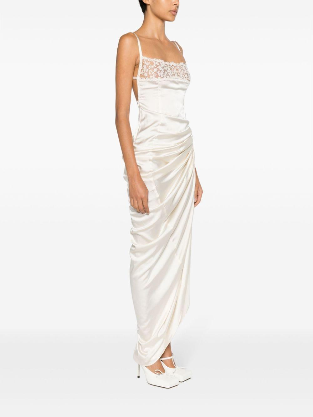 La Saudade Longue Brodée maxi dress Product Image